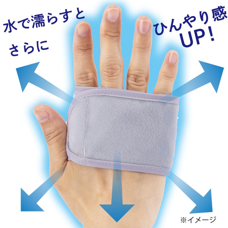 キシリトールプリントと接触冷感でひんやり